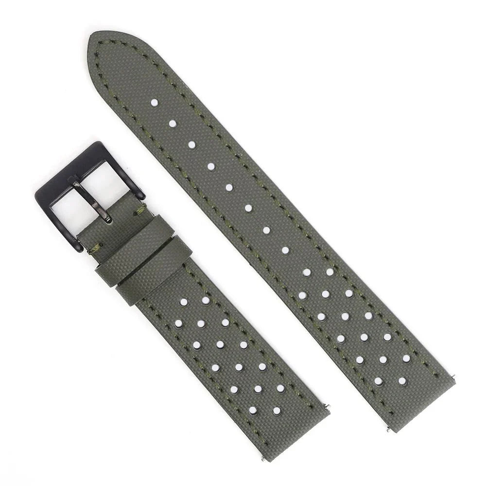 Garmin 18/20/22mm Quick Release Perforated Sailcloth Rally Band