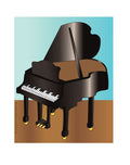 SHAPES ETC. Mini Notepad - Piano