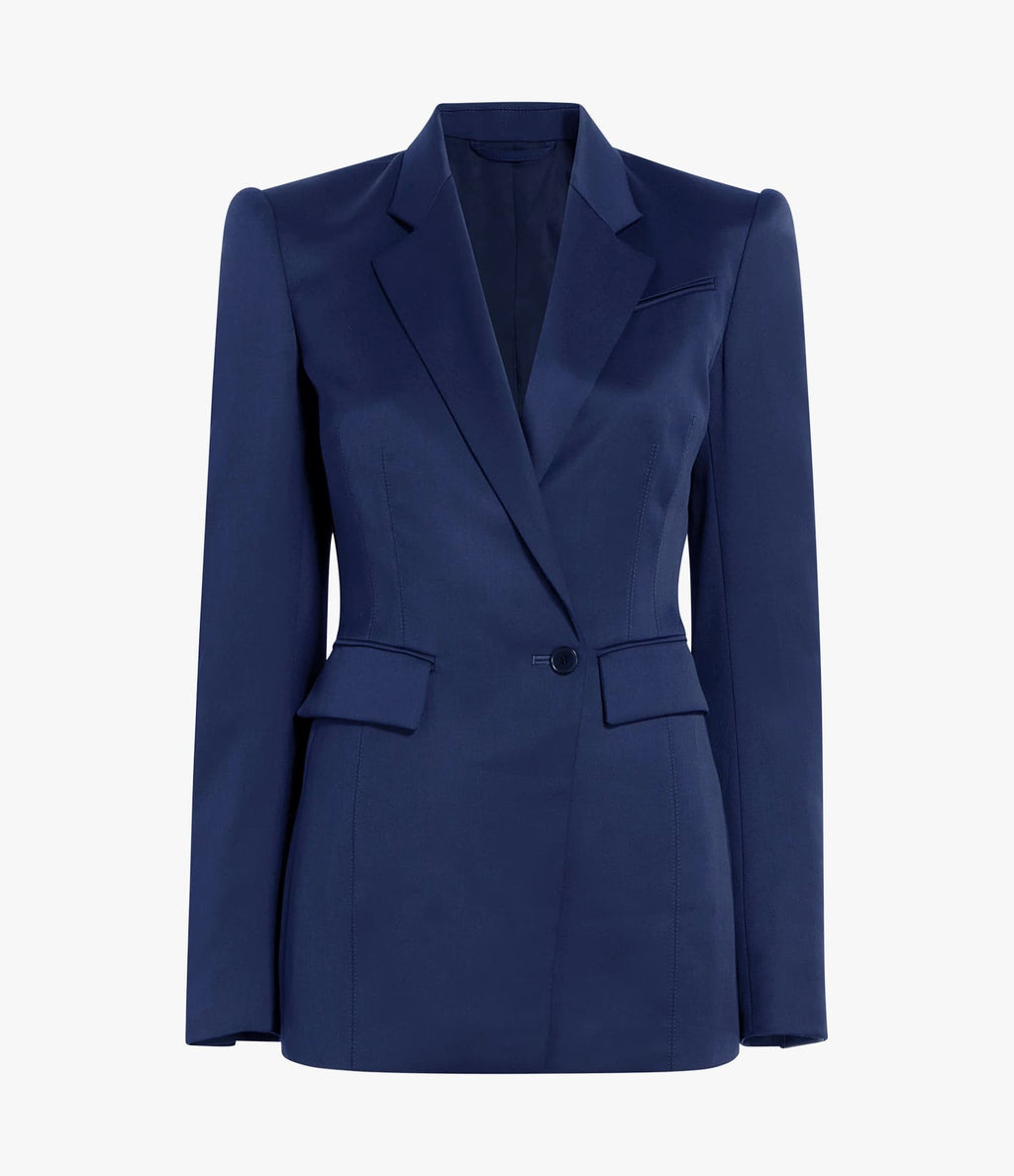 Seamed Waist Jacket - Resale | Navy