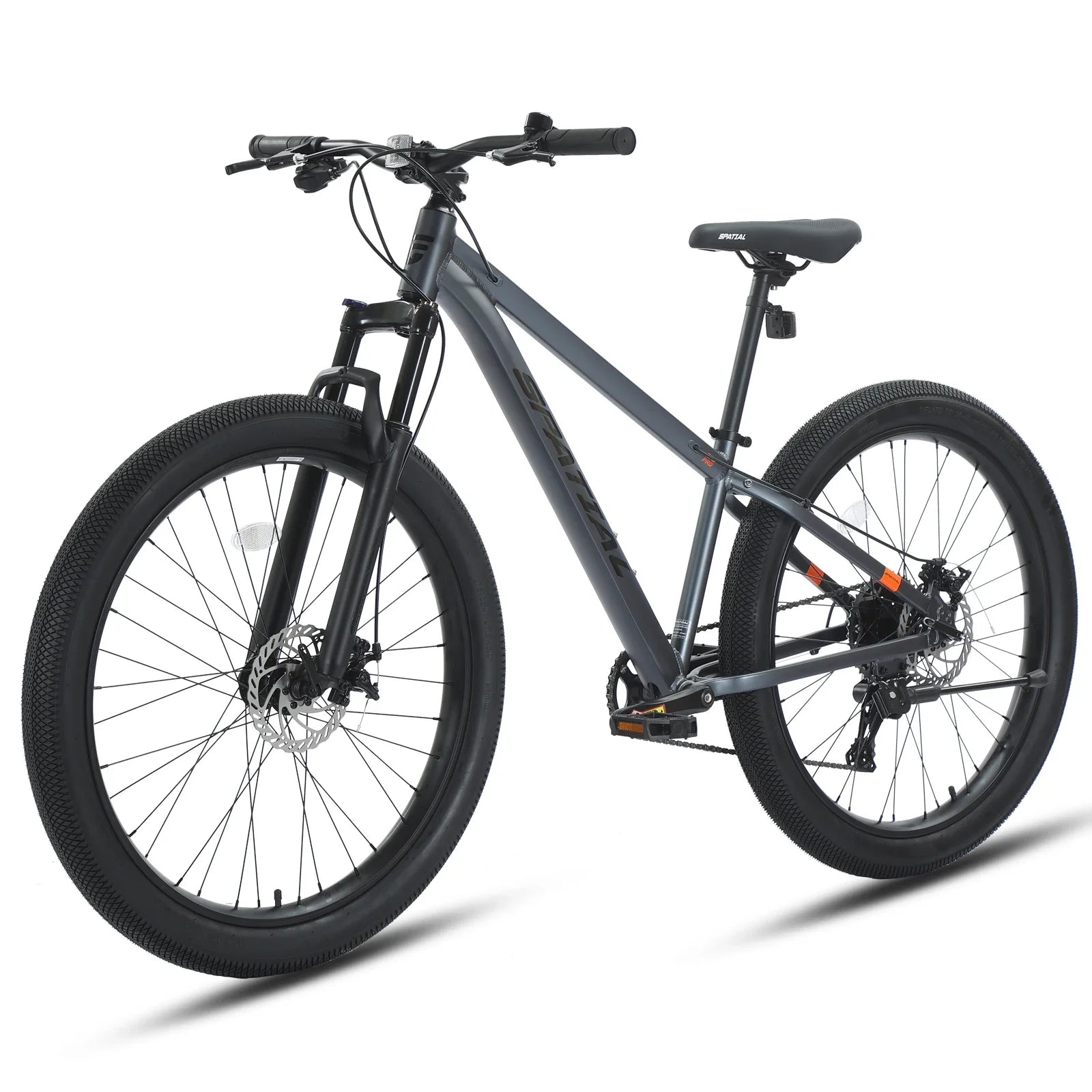 Spatial Fat Tire Mountain Bike 9-Speed Front Suspension Disc Brakes