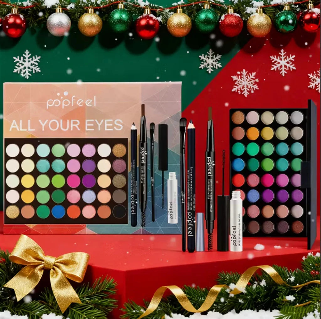 POPFEEL All In One Full Face Makeup Kit With Mascara And Eyeshadow Palette