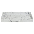 Serving Tray Faux White Marble