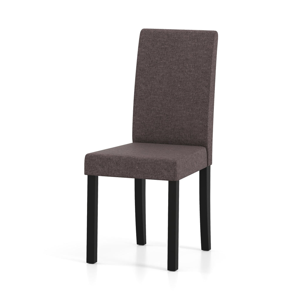Set of 2 Dining Chair Mid-Century Modern Fabric Upholstered Parson Chairs