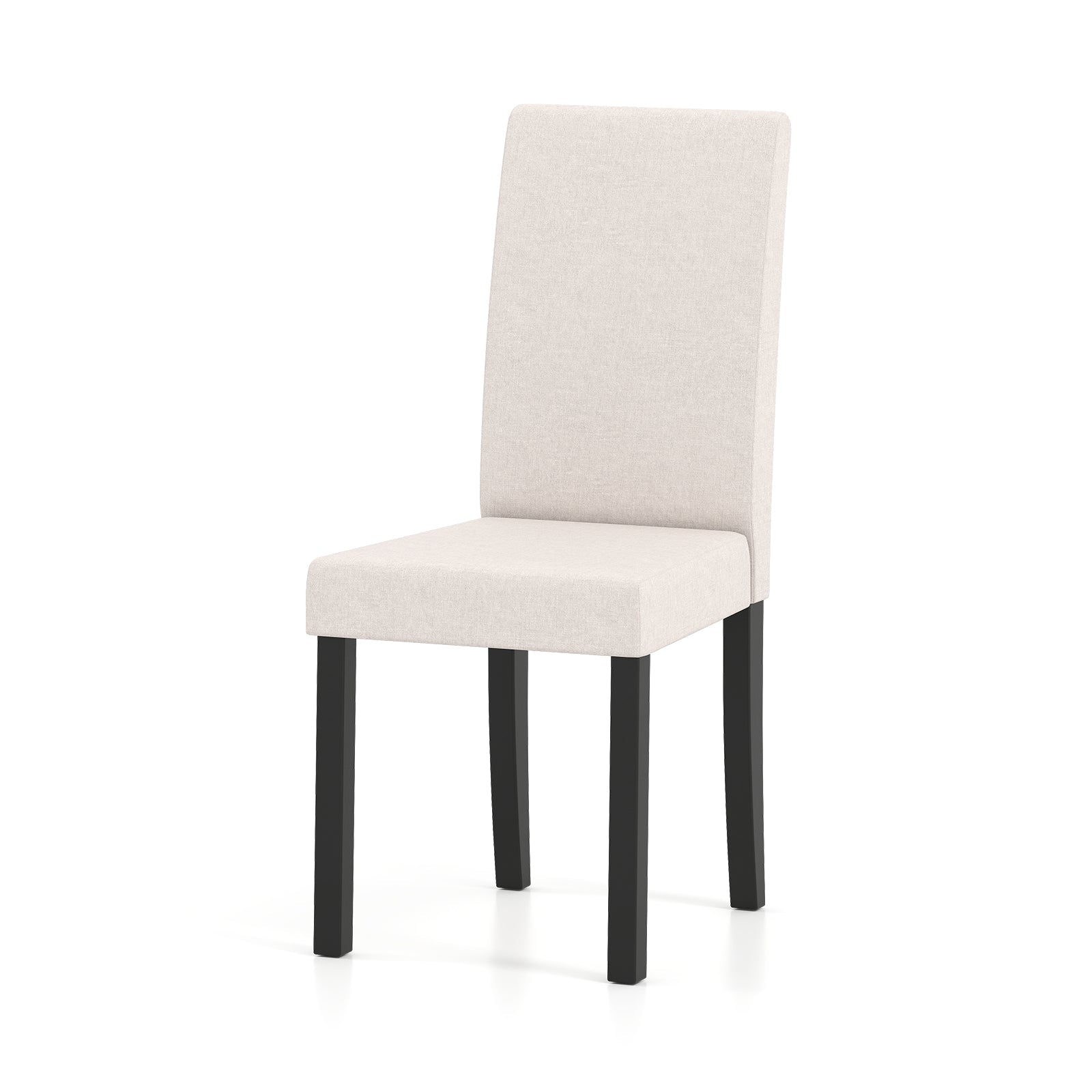 Set of 2 Dining Chair Mid-Century Modern Fabric Upholstered Parson Chairs