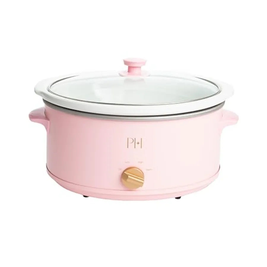 Manual Slow Cooker With Stoneware Insert And Three Settings