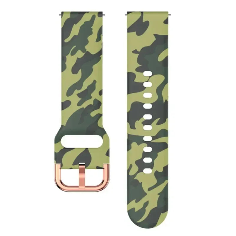 Samsung Galaxy Watch 7, 6, 5, 4 & FE Printed Silicone Band