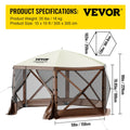 SucceBuy Pop Up Camping Gazebo Sun Shade Canopy Shelter