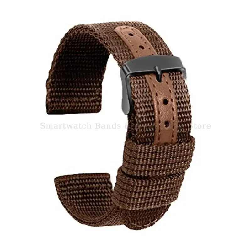 Garmin 18/20/22mm Quick Release Textured Nylon Band with Center Panel