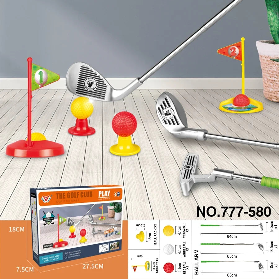 Kids' Golf Club Play Set – Retractable Toy Clubs