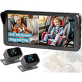 Baby Car Camera For Two Kids HD 1080P Dual Monitor