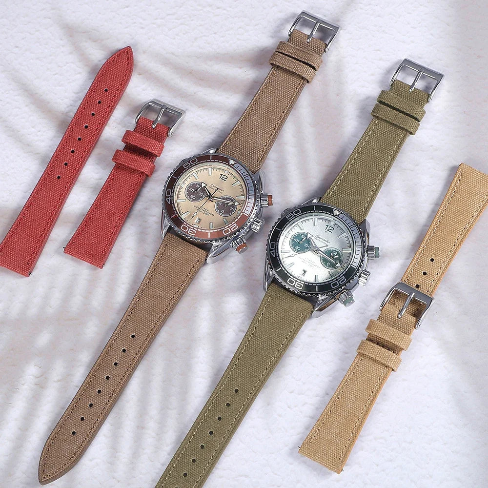 Polar Vantage, Grit X & Ignite Slim Canvas Band with Leather Lining