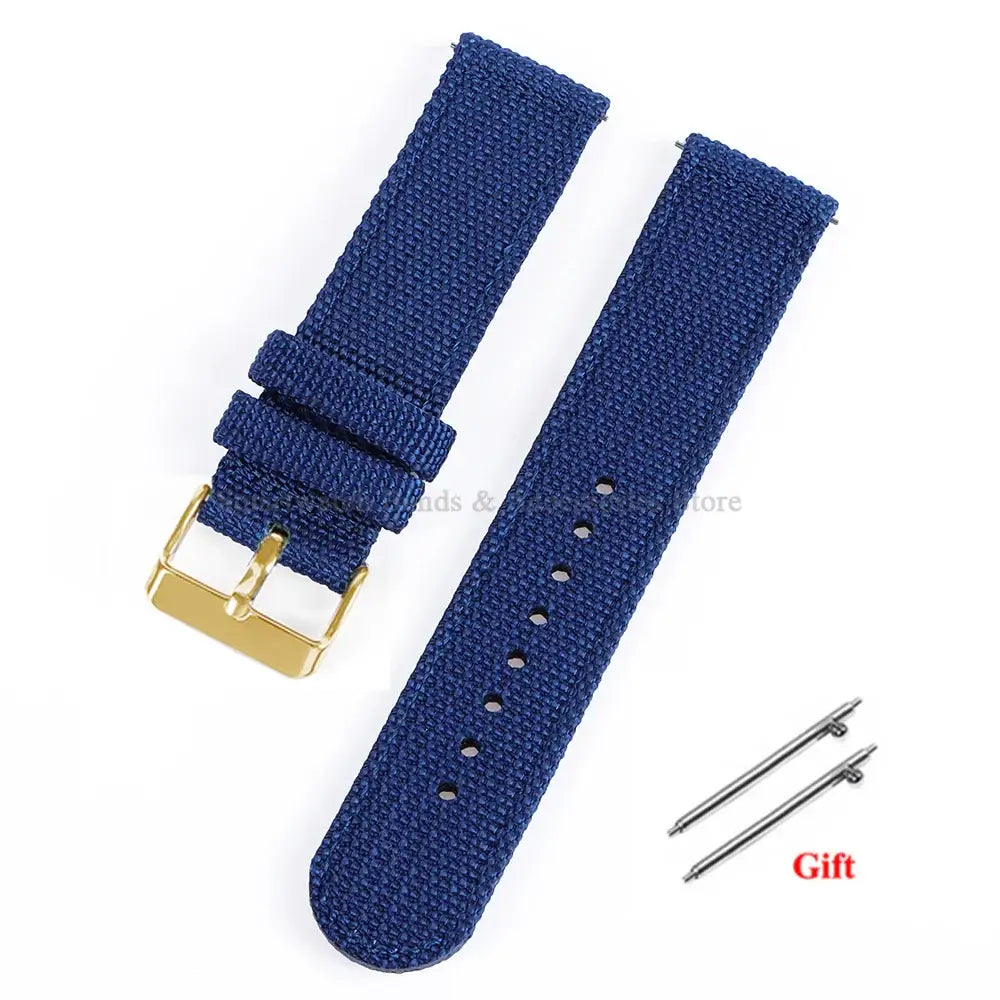 Garmin 18/20/22mm Quick Release Woven Nylon Band with Buckle Options
