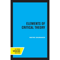 Elements of Critical Theory - Paperback