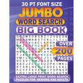 Jumbo Word Search: Big Book 30 Pt Font Size - Paperback