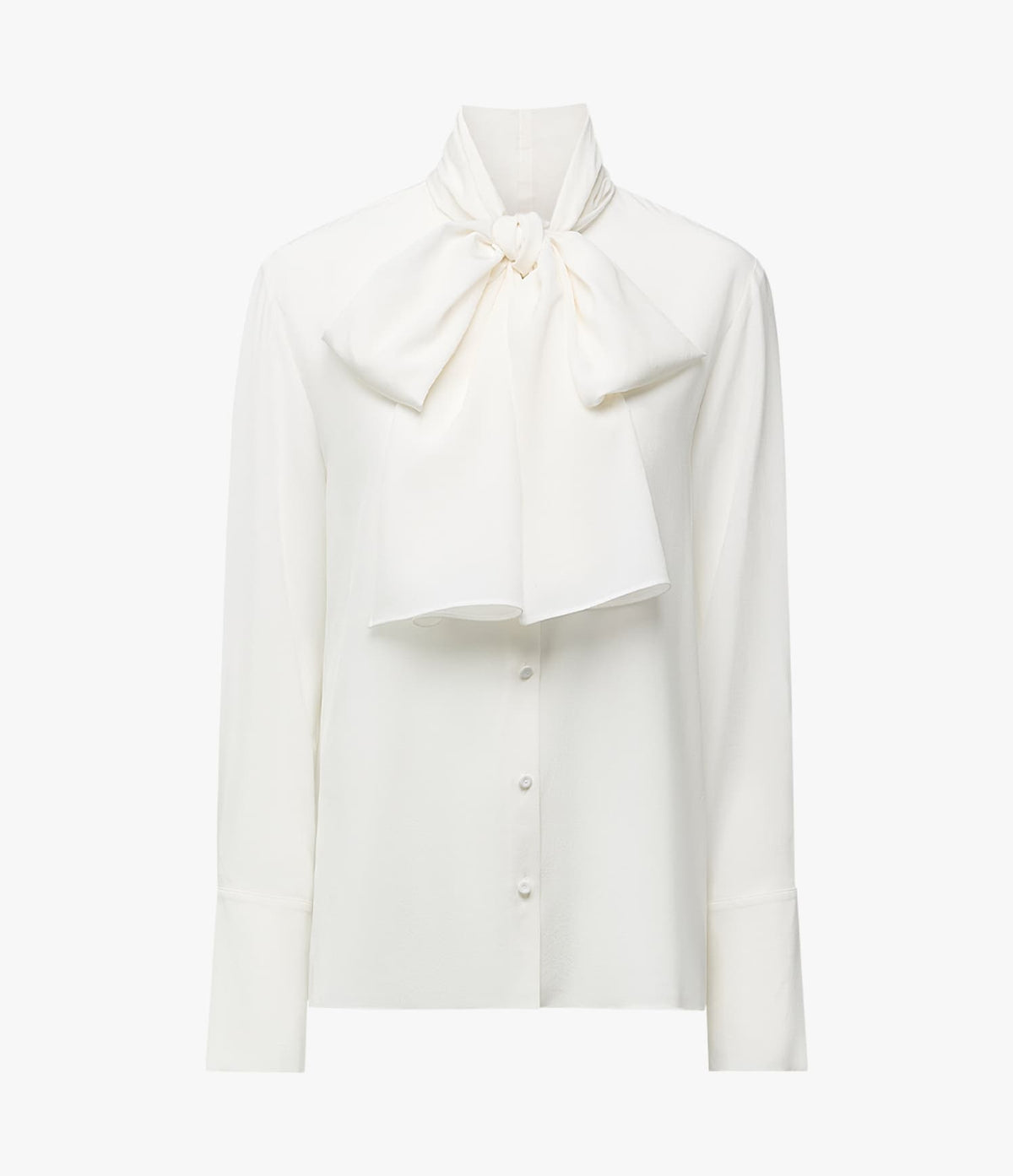 Signature Bow Blouse | Off White