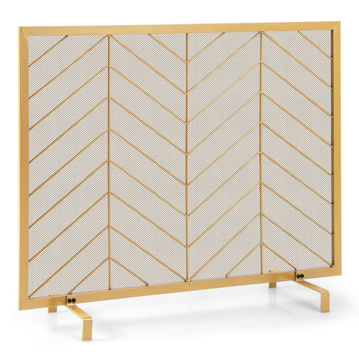 38 x 31 Inch Single Panel Fireplace Screen