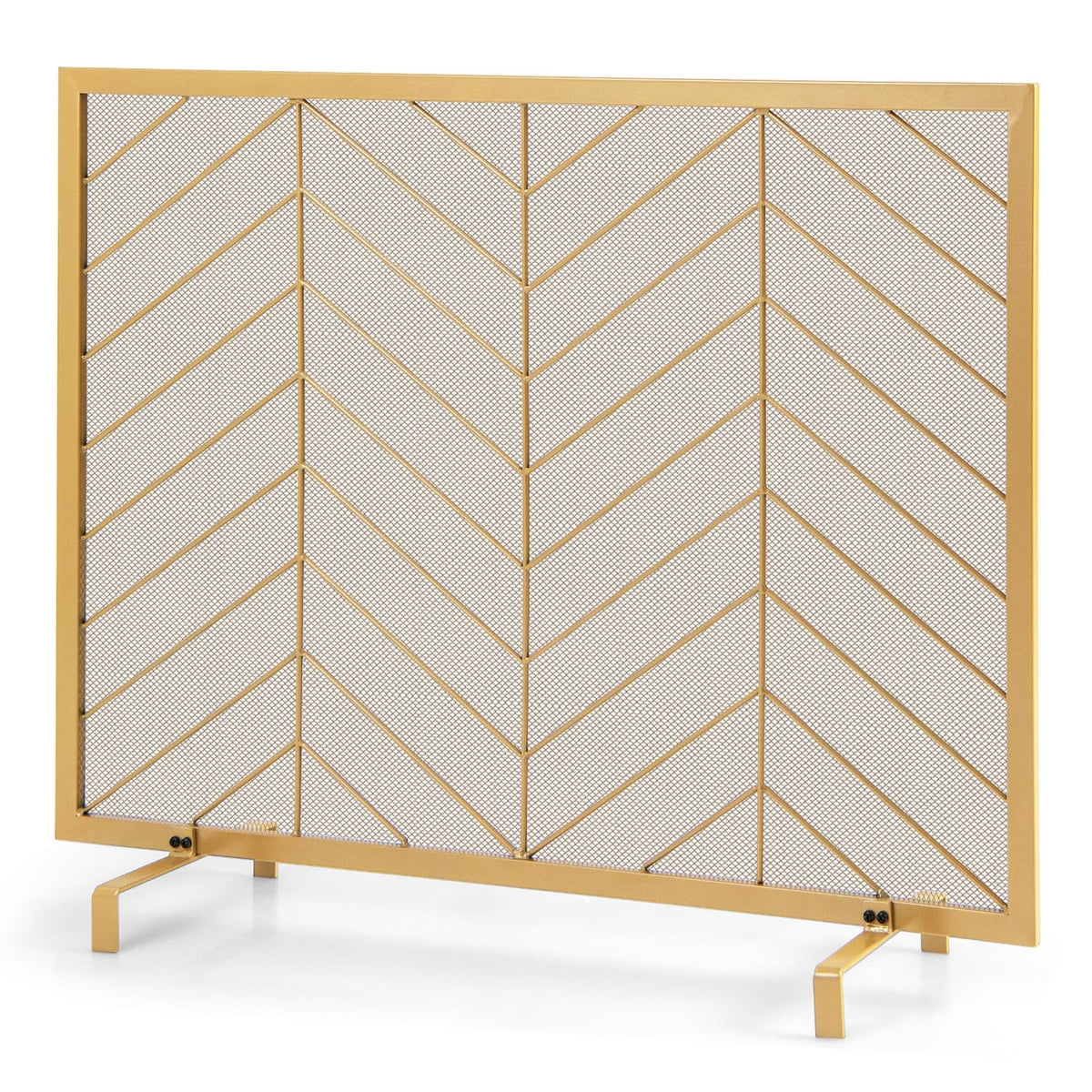 38 x 31 Inch Single Panel Fireplace Screen