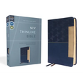Niv, Thinline Bible, Leathersoft, Blue, Red Letter, Comfort Print - Imitation Leather