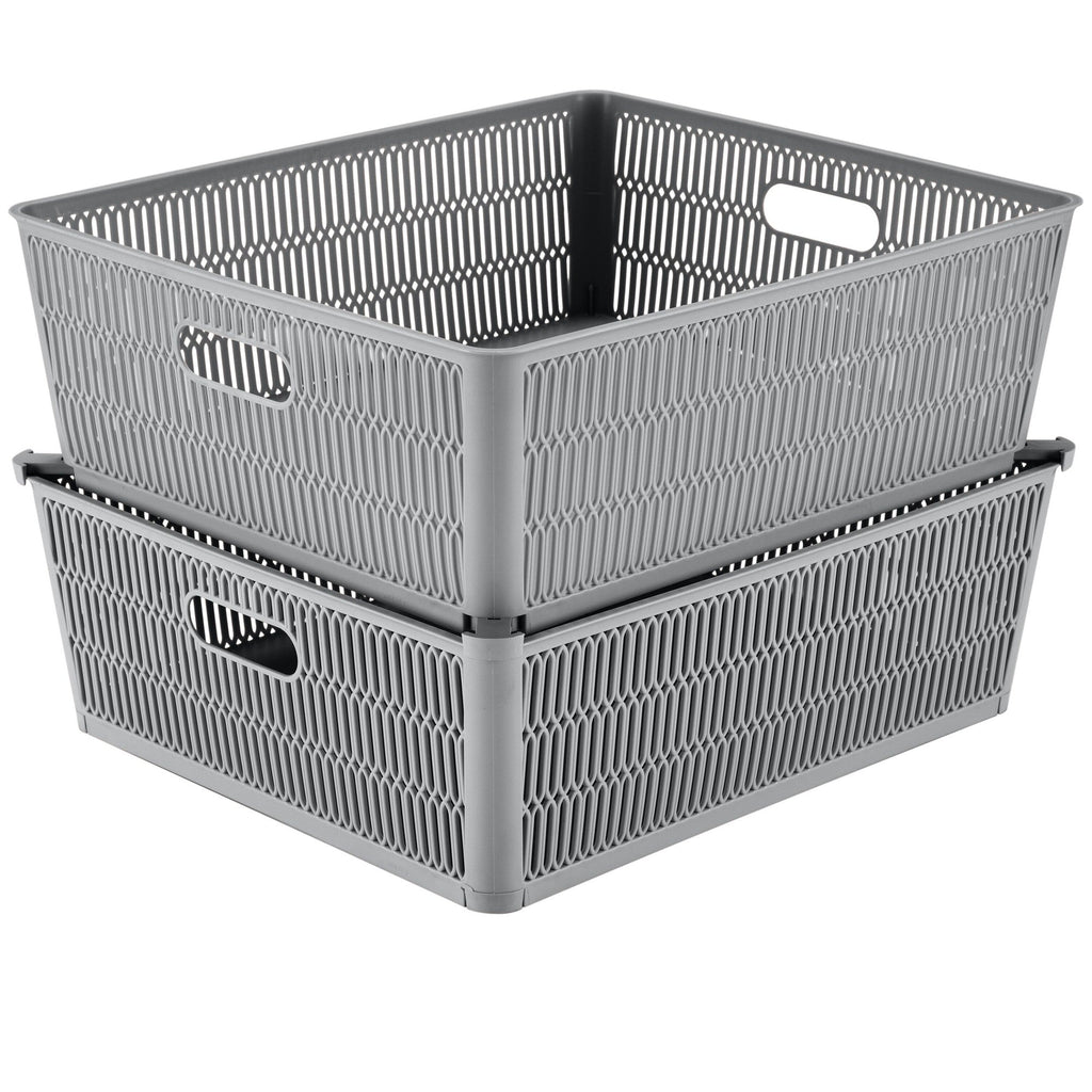 Slide 2 Stack It -2 pack-Grey
