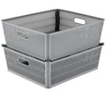 Slide 2 Stack It -2 pack-Grey