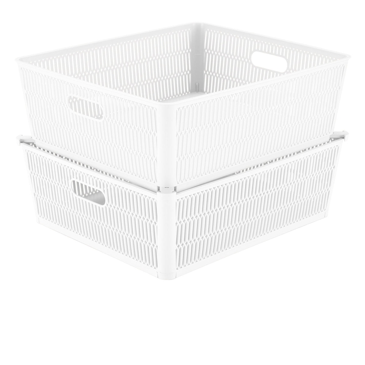 Slide 2 Stack It -2 pack-White