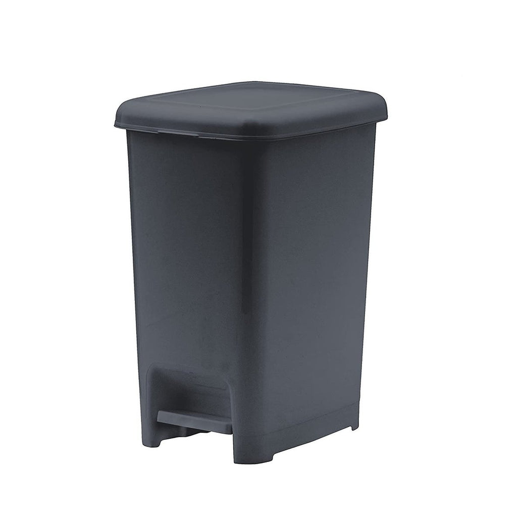 Slim Step Trash Can 16 Gal Grey
