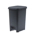Slim Step Trash Can 16 Gal Grey