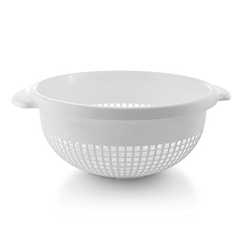 Small Strainer W/ Handle White