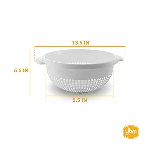 Small Strainer W/ Handle White