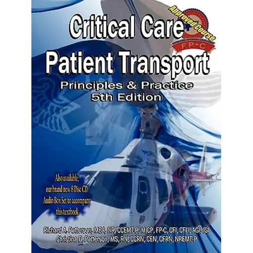 Critical Care Patient Transport, Principles and Practice - Paperback