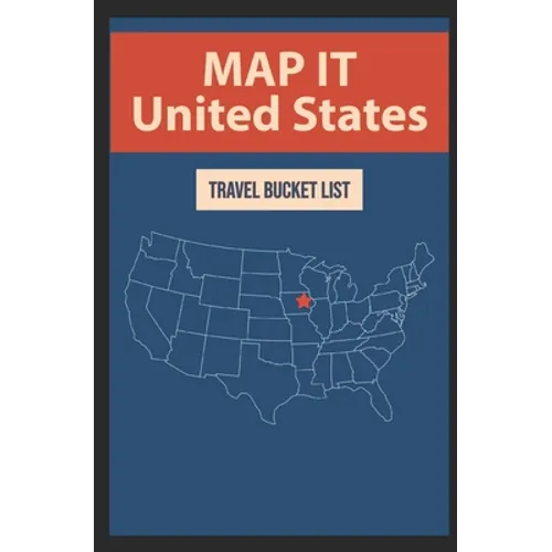 Map It United States: Travel Bucket List - Paperback