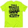 Snap - Safety Yellow T-Shirt