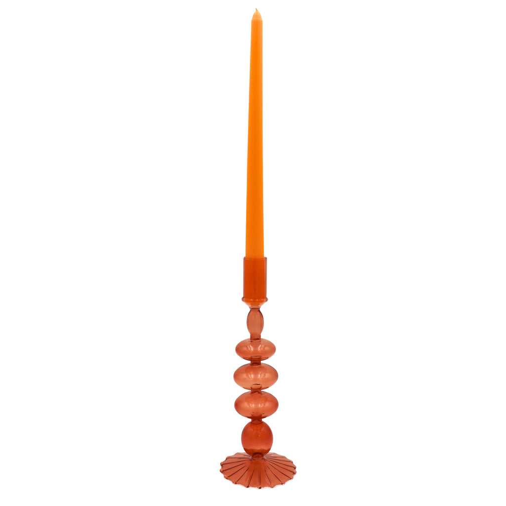 Extra Tall Mustard Taper Candle, 1 Case of 48 Packs (4 Candles per Pack)