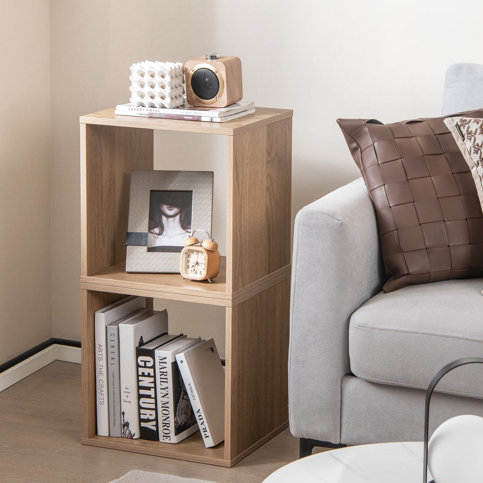 Cube Storage Organizer Set of 2 for Living Room Bedroom Study