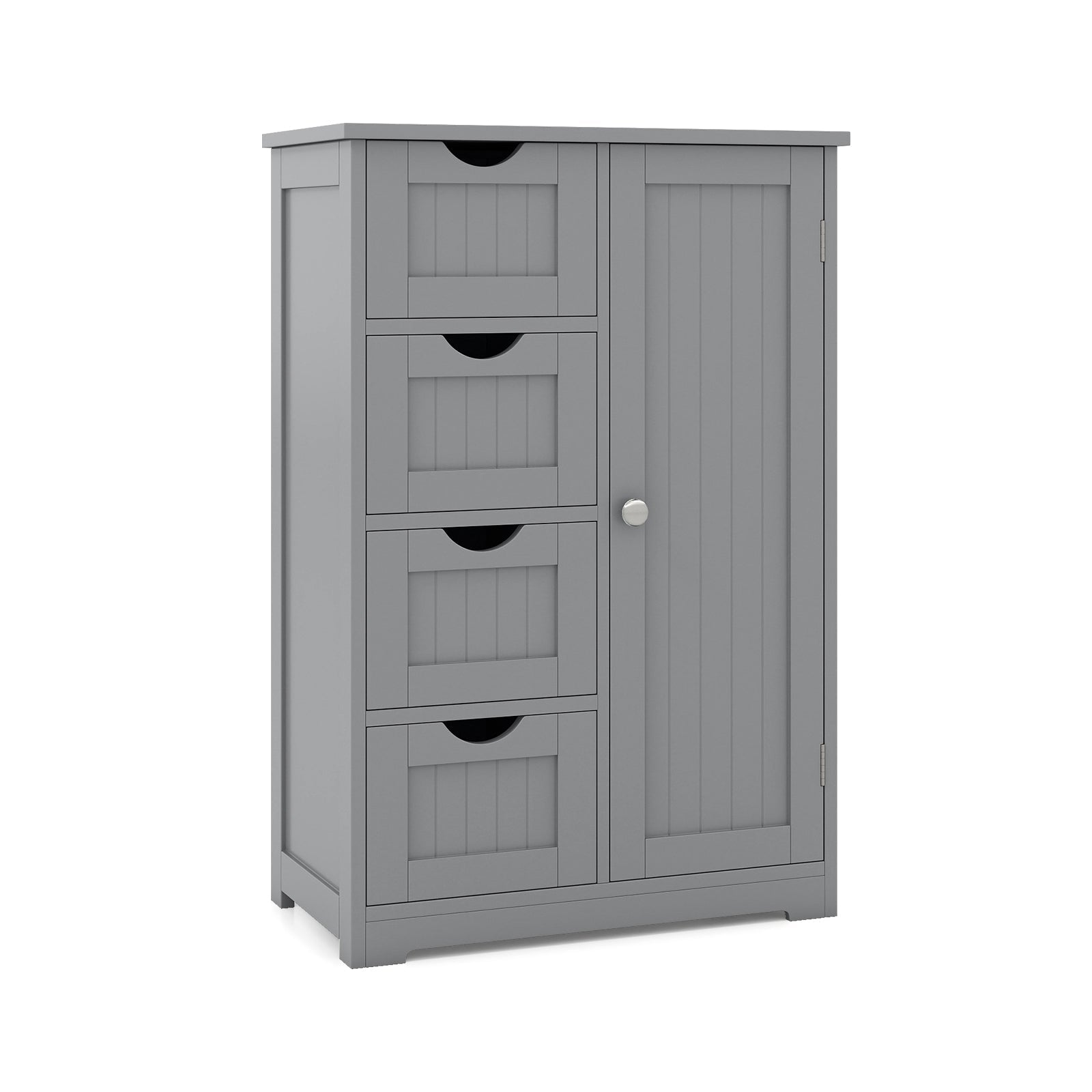 Standing Indoor Wooden Cabinet with 4 Drawers