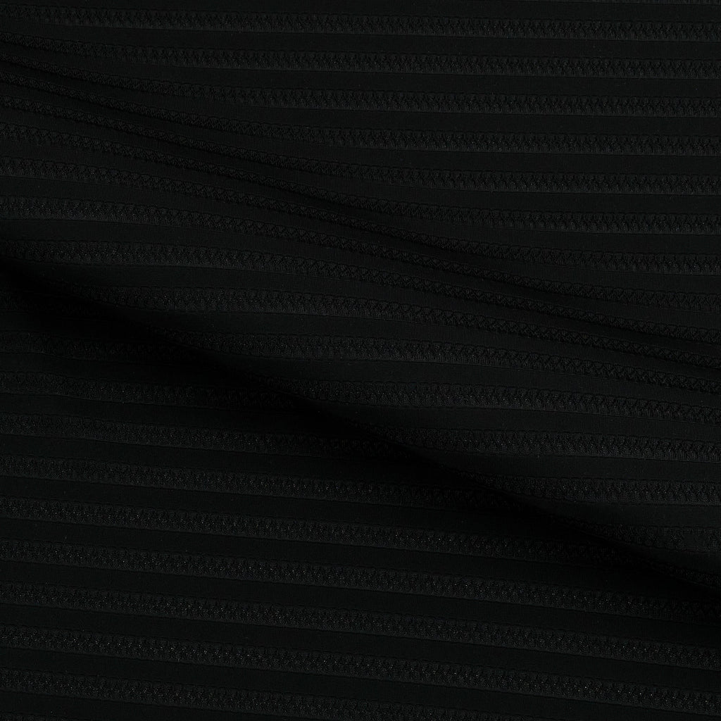 Stripe Jacquard Stretch Mesh Fabric | Blue Moon Fabrics
