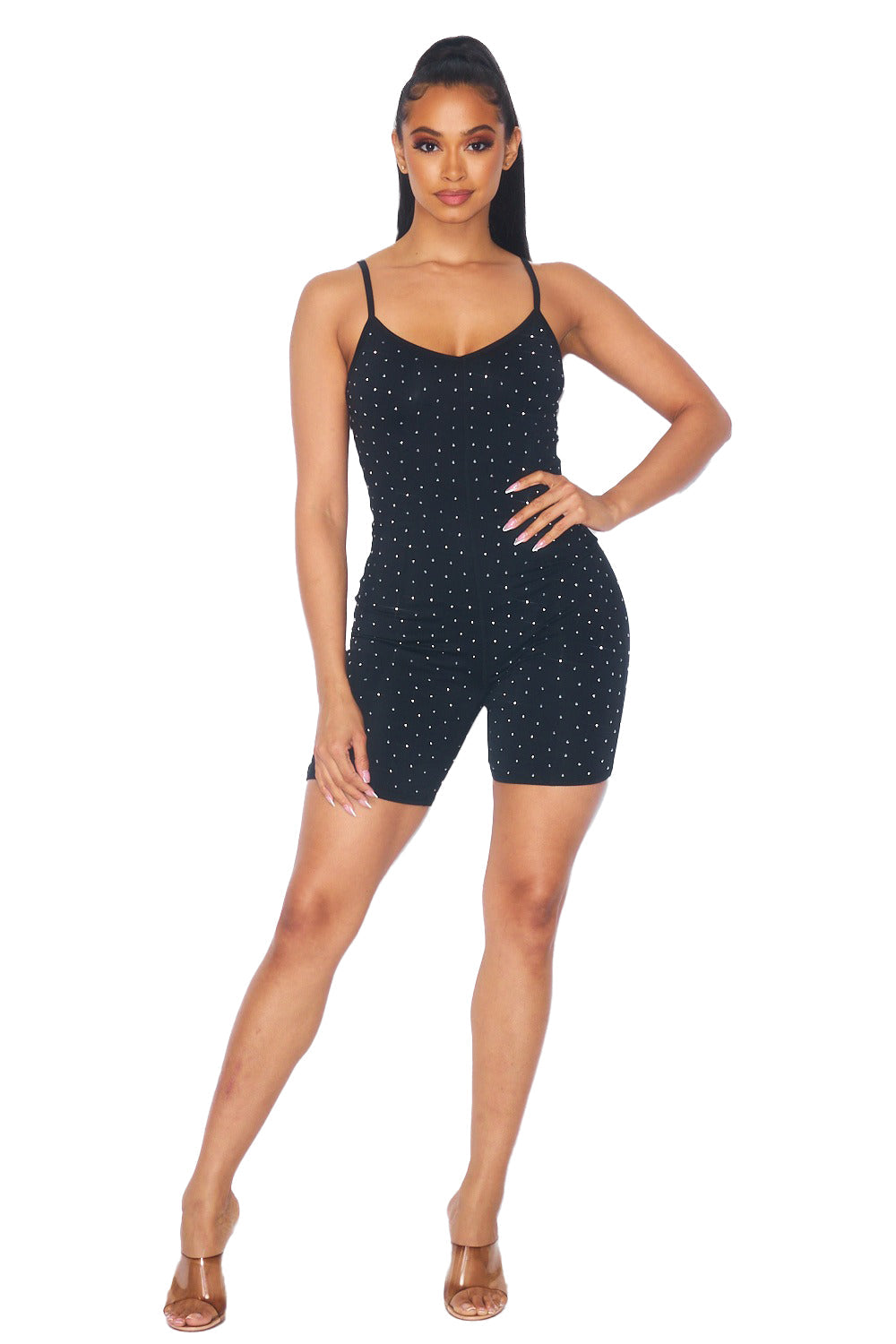 Studded Romper