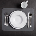 Studio Leather Placemat Charcoal