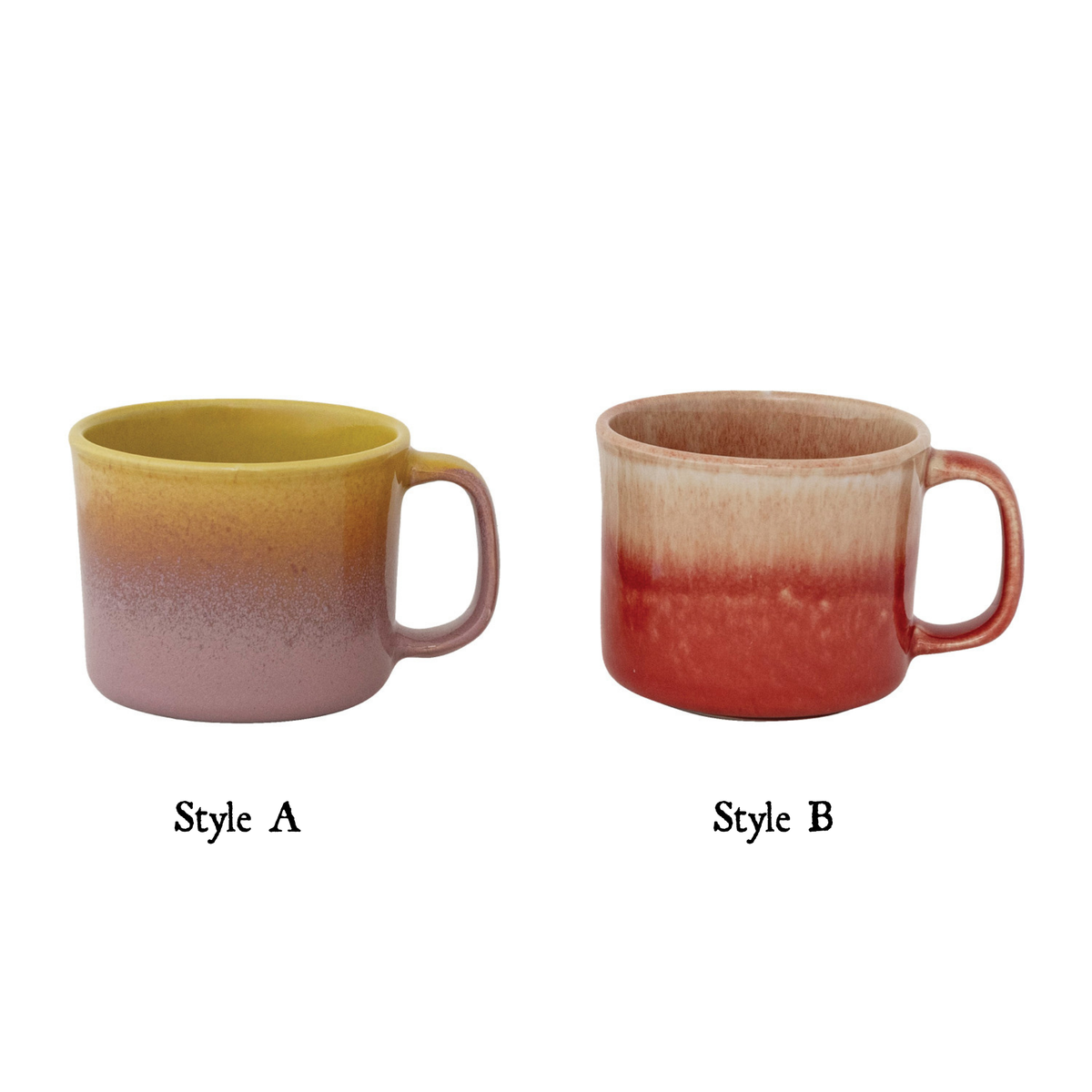 Reactive Glaze Ceramic Coffee Mug