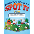 Massive Book Of Spot It fun: Spot The Difference Picture Book For Kids - Paperback