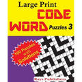 Large Print Code Word Puzzles 3 - Paperback