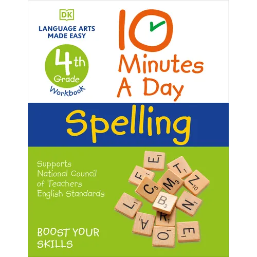 10 Minutes a Day Spelling, 4th Grade: Helps Develop Strong English Skills - Paperback