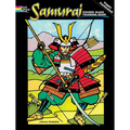 Samurai Stained Glass Coloring Book - Paperback