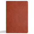 CSB Giant Print Reference Bible, Digital Study Edition, Burnt Sienna Leathertouch - Imitation Leather