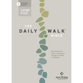 The Daily Walk Bible Large Print Nlt, Filament Enabled (Softcover) - Paperback