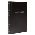 KJV, Pew Bible, Large Print, Hardcover, Black, Red Letter Edition - Hardcover