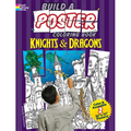 Build a Poster Coloring Book--Knights & Dragons - Paperback