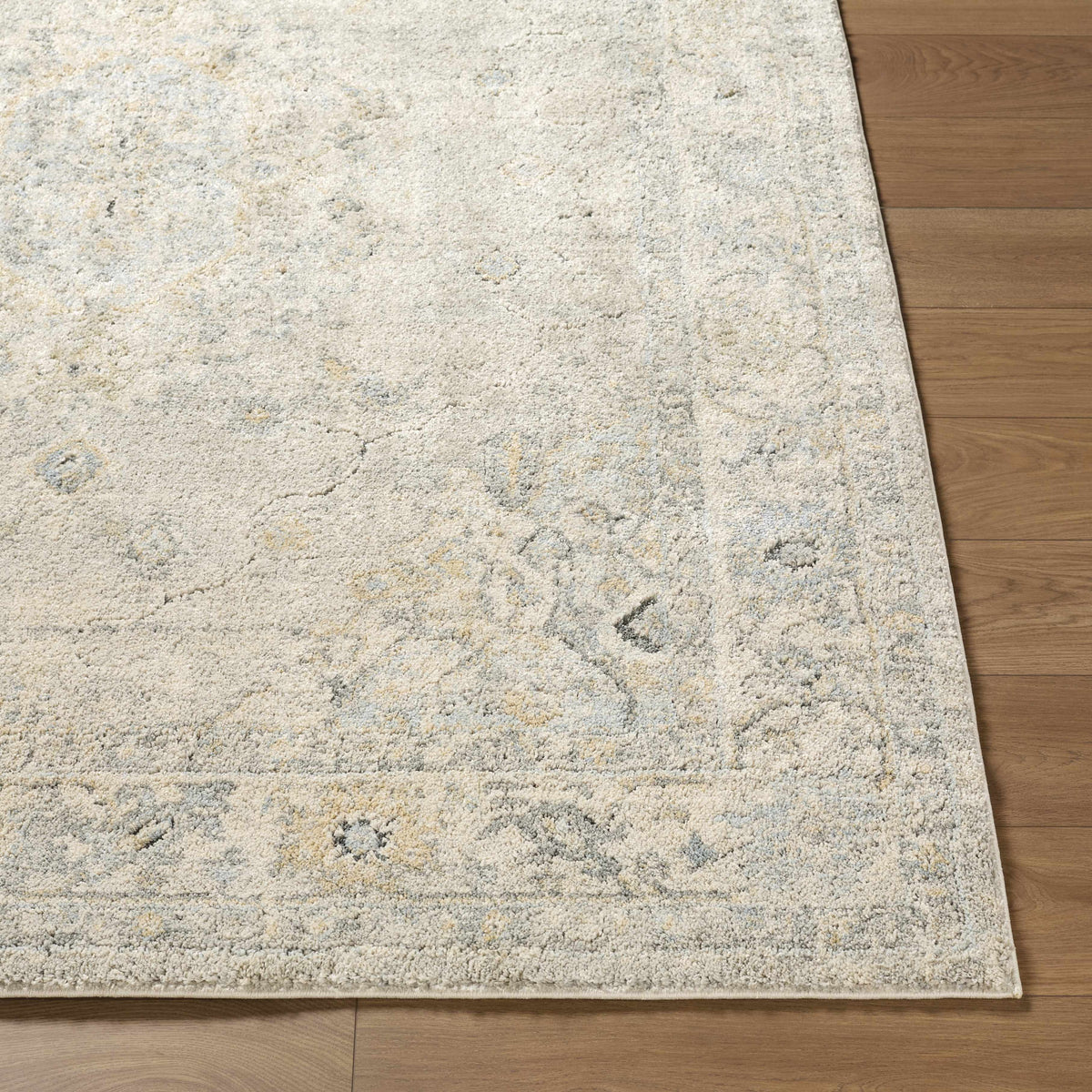 Tyche Light Gray Thick Luxe Area Rug