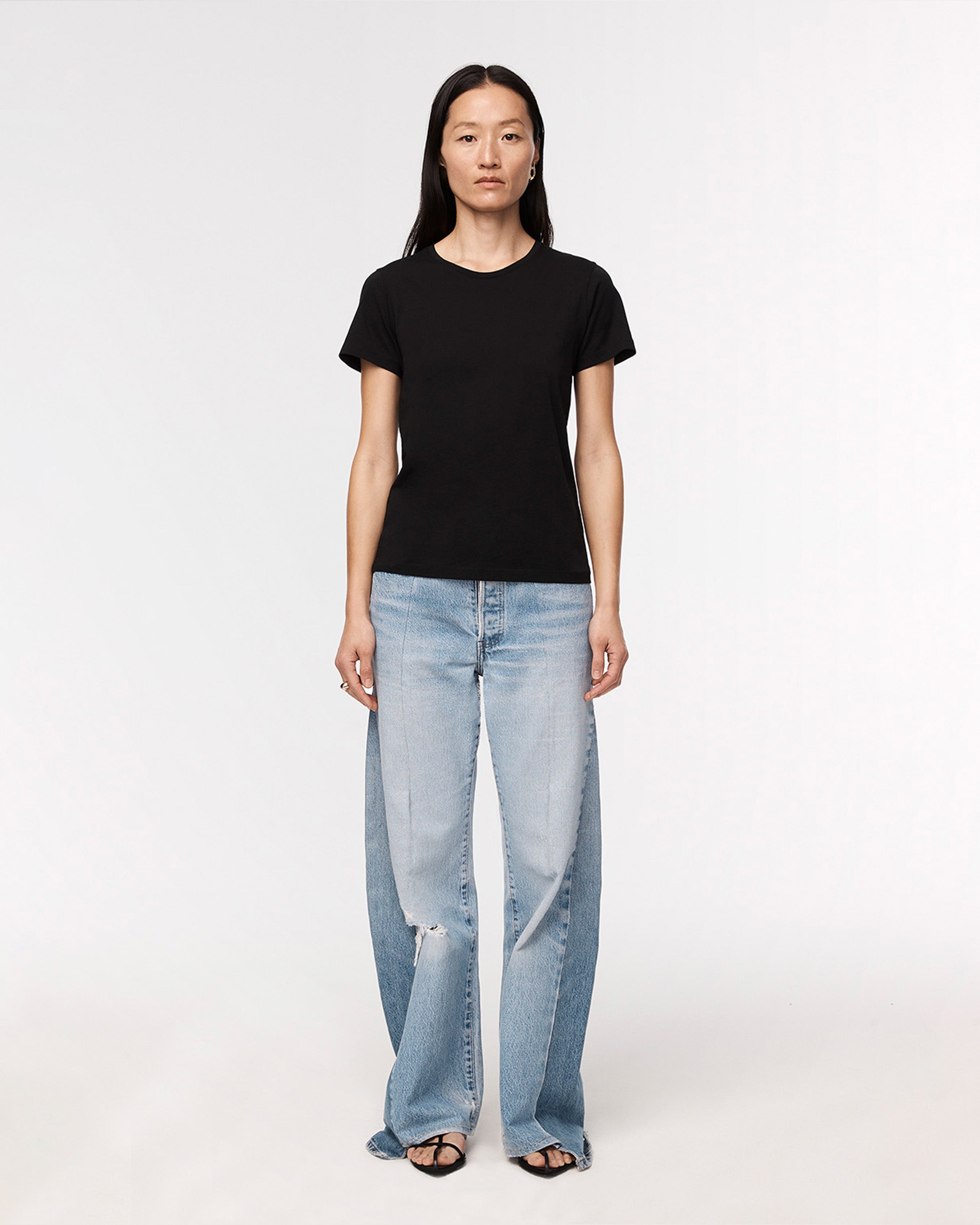 Crew Neck T-Shirt | Black