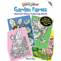 Garden Fairies Gemglow Stained Glass Coloring Book - Paperback